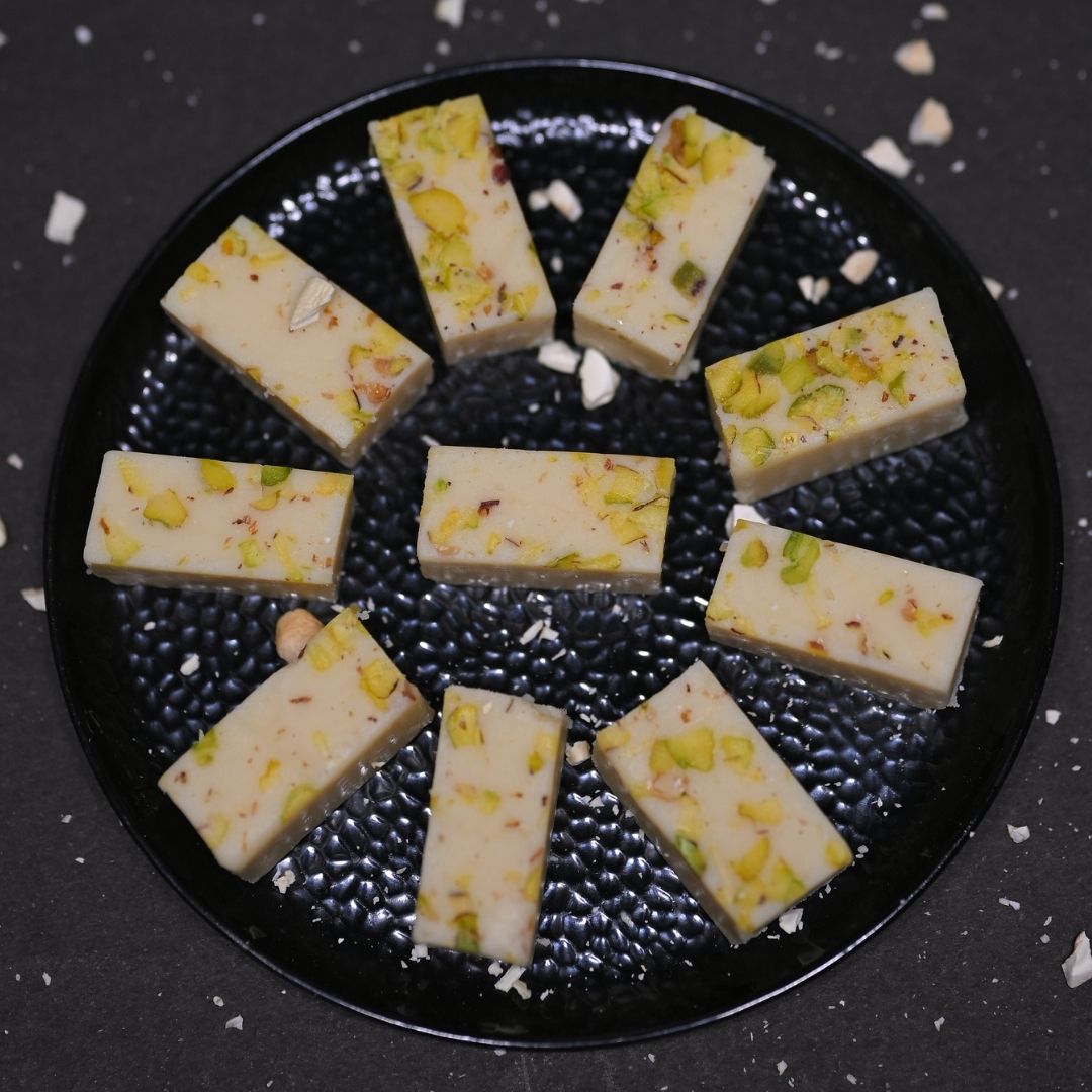 Vanilla Ice Cream Burfi