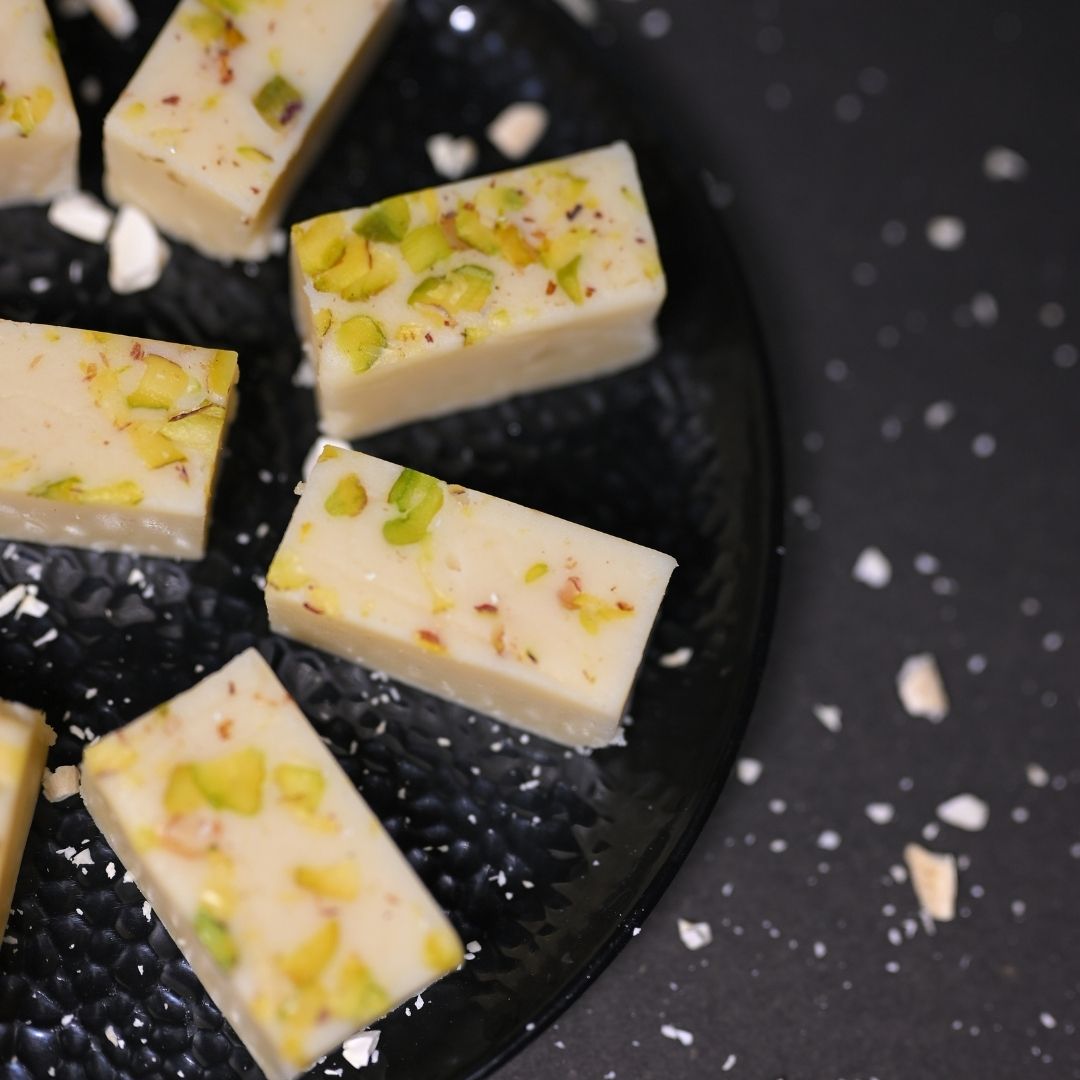 Vanilla Ice Cream Burfi